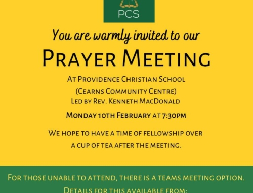 Providence Christian School – Prayer Meeting